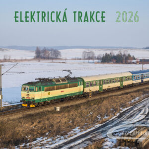 Kalendář nástěnný "Elektrická trakce" 2026 /horizontální/