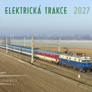 Kalendář nástěnný "Elektrická trakce" 2027 /horizontální/